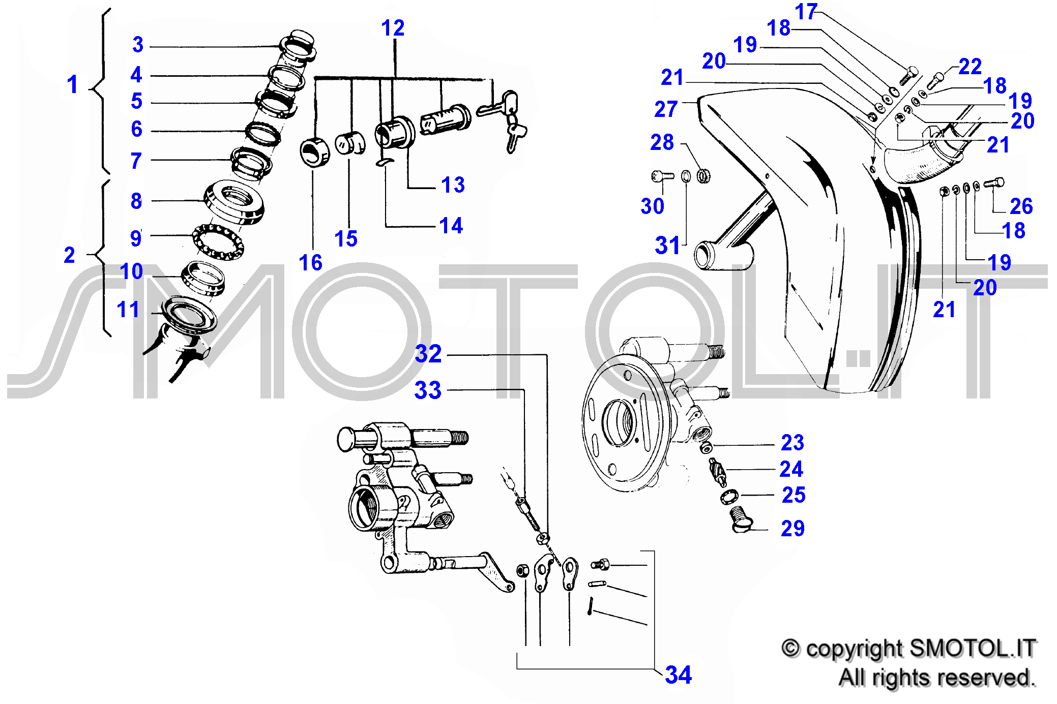 ricambi vespa 50 pk xl